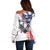 American Baseball Off Shoulder Sweater Go Champion 2024 - Wonder Print Shop