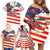 American Football Family Matching Off Shoulder Short Dress and Hawaiian Shirt Go Champion 2024 - Wonder Print Shop