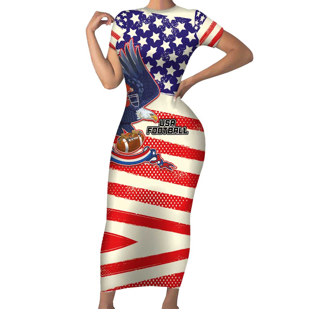 American Football Short Sleeve Bodycon Dress Go Champion 2024