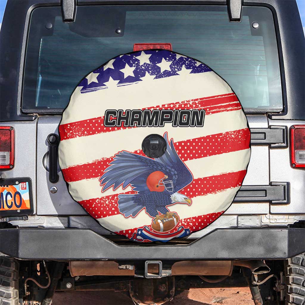 American Football Spare Tire Cover Go Champion 2024