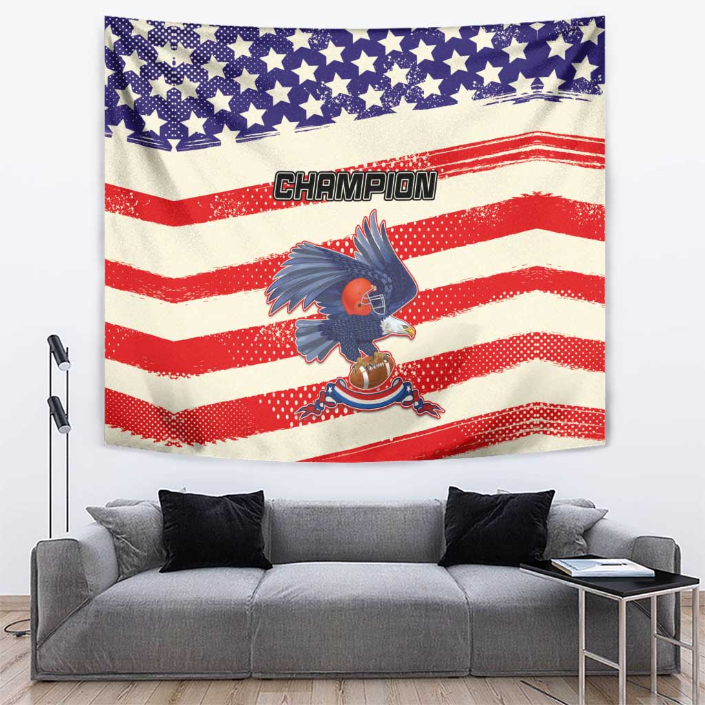 American Football Tapestry Go Champion 2024