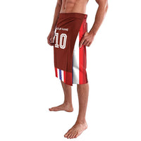 Custom Norway Football Lavalava Norwegian Stripes-Viking Style - Wonder Print Shop