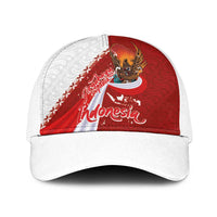 Indonesia Independence Day Baseball Net Cap Dirgahayu-Long Live Indonesia