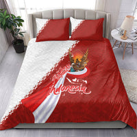 Indonesia Independence Day Bedding Set Dirgahayu-Long Live Indonesia