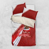 Indonesia Independence Day Bedding Set Dirgahayu-Long Live Indonesia