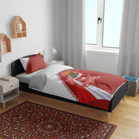 Indonesia Independence Day Bedding Set Dirgahayu-Long Live Indonesia