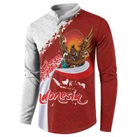 Indonesia Independence Day Button Sweatshirt Dirgahayu-Long Live Indonesia