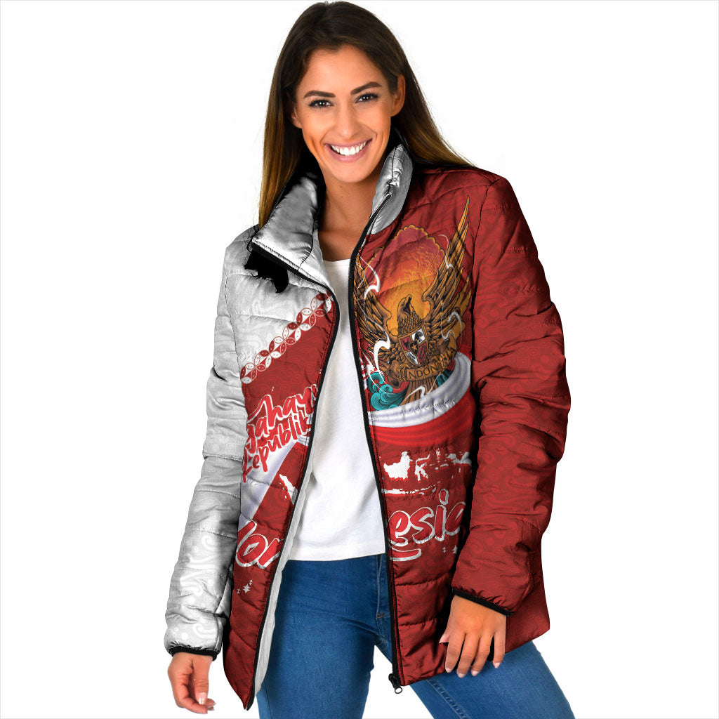 Indonesia Independence Day Padded Jacket Dirgahayu-Long Live Indonesia