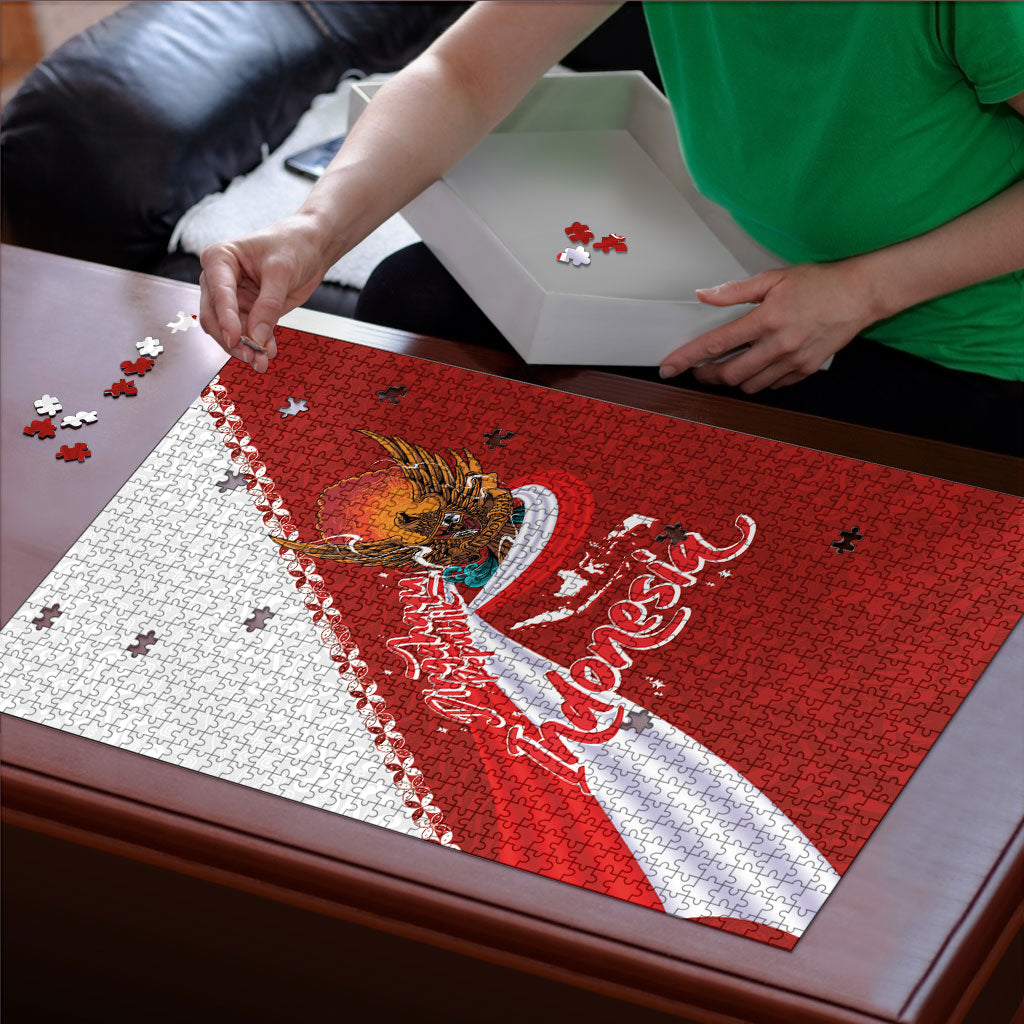 Indonesia Independence Day Puzzle Dirgahayu-Long Live Indonesia