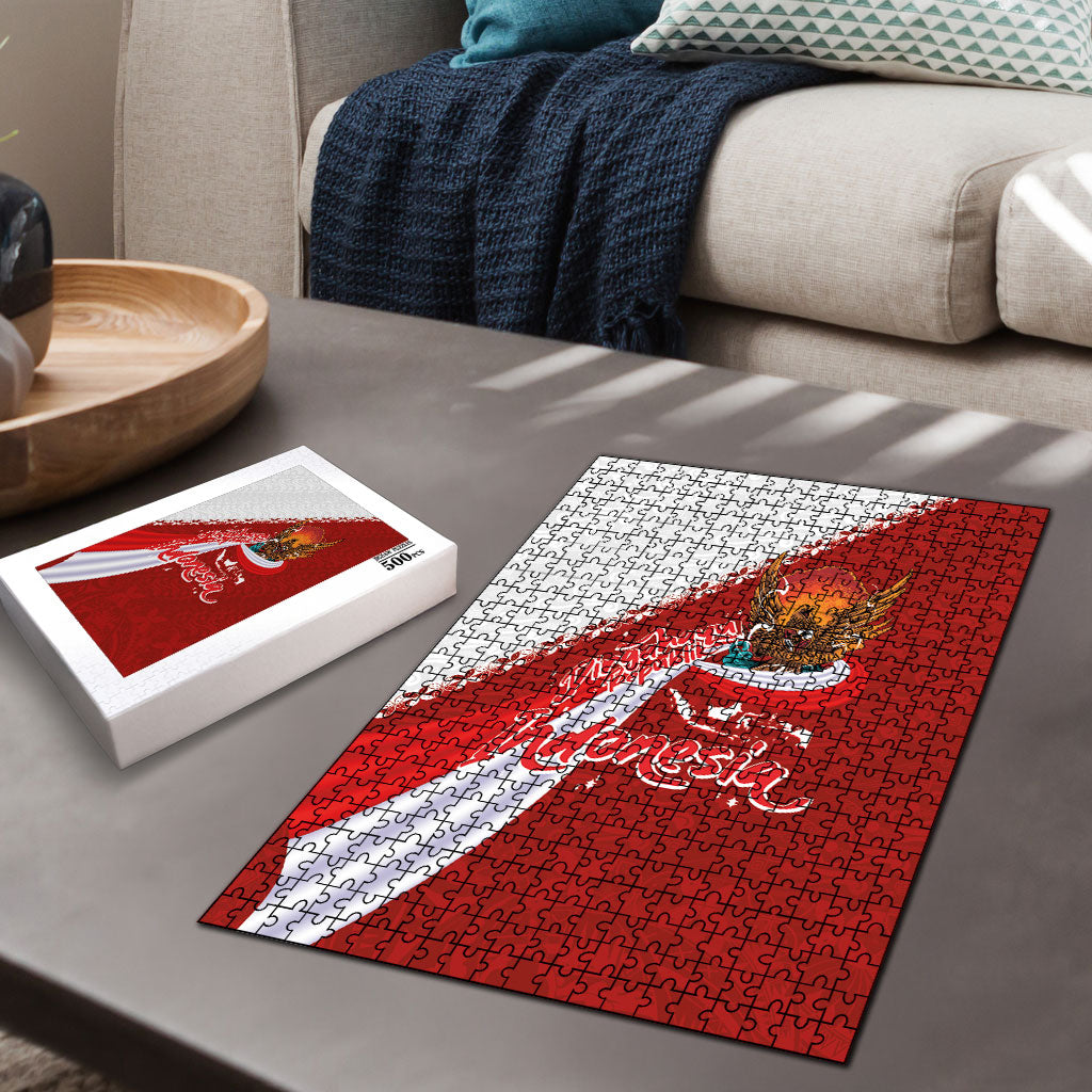 Indonesia Independence Day Puzzle Dirgahayu-Long Live Indonesia
