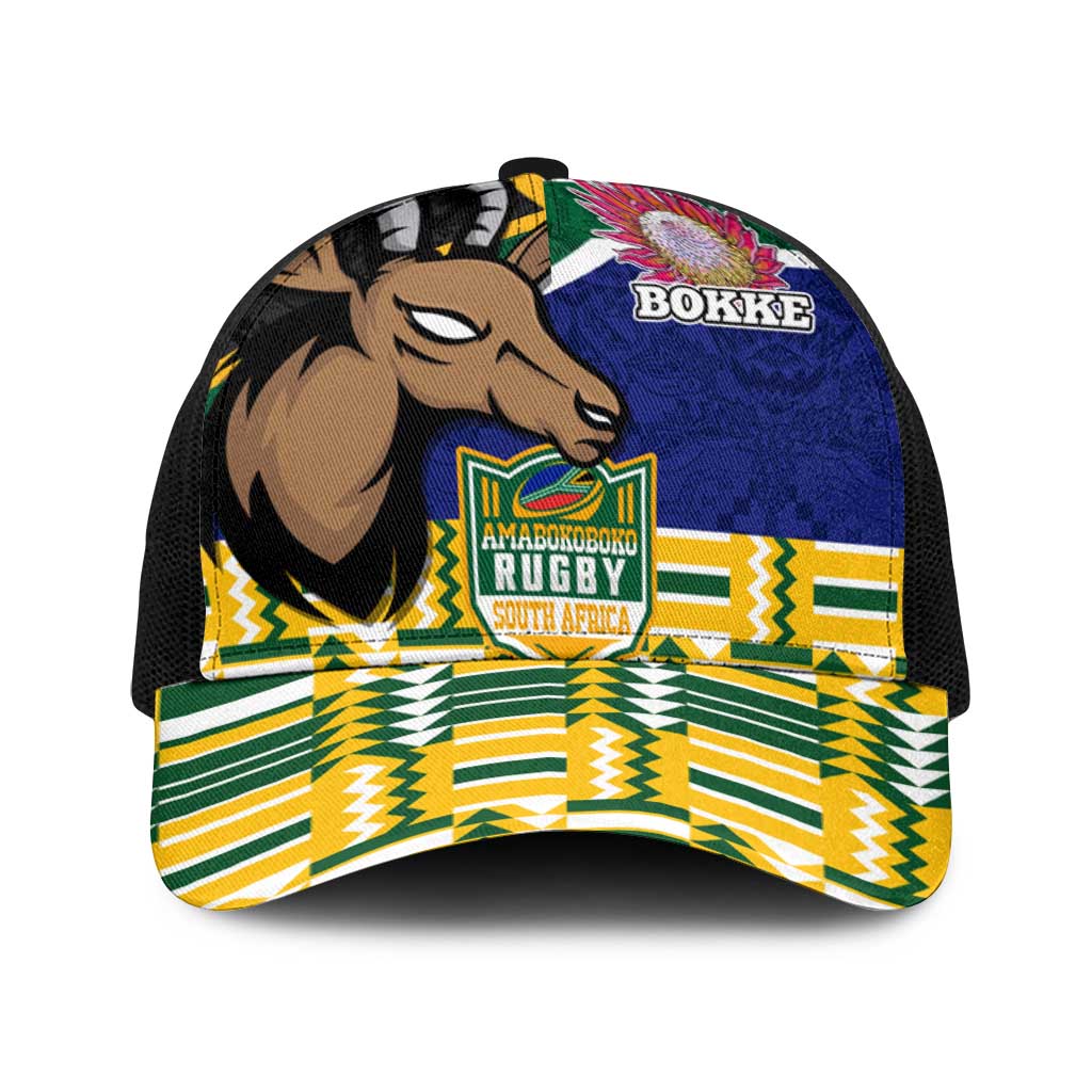 South Africa Rugby Baseball Net Cap Go Bokke-Amabokoboko Spirit - Wonder Print Shop