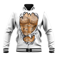 Viking Art Baseball Jacket Tattoo Reveal Effect