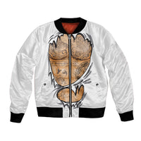 Viking Art Bomber Jacket Tattoo Reveal Effect