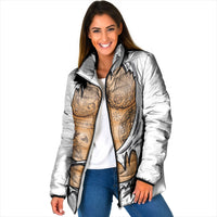 Viking Art Padded Jacket Tattoo Reveal Effect