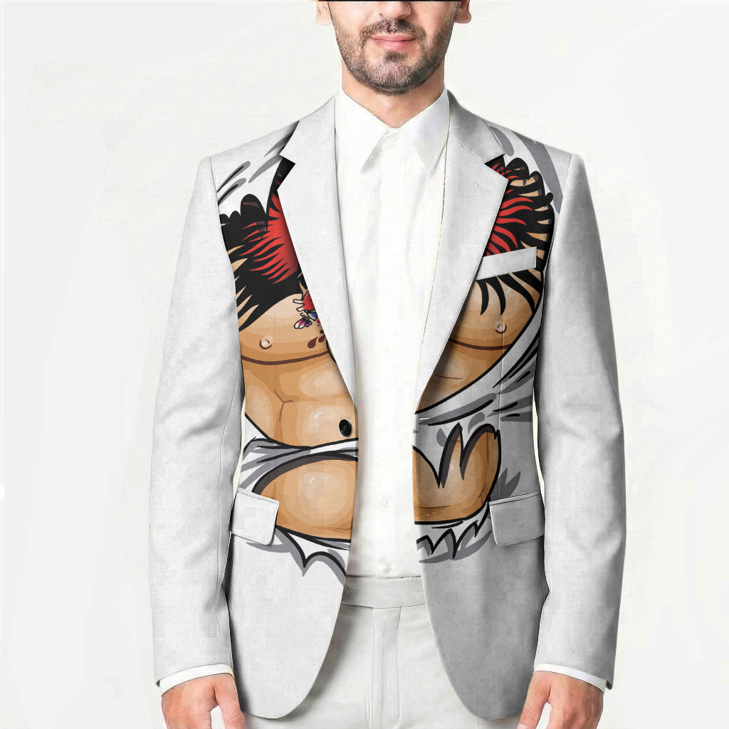 The Notorious Blazer Tattoo Reveal Effect