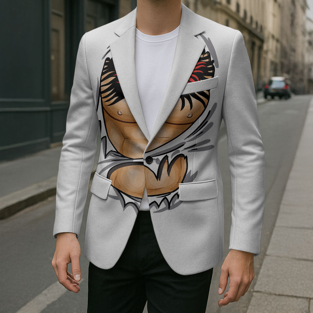 The Notorious Blazer Tattoo Reveal Effect
