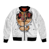 The Notorious Bomber Jacket Tattoo Reveal Effect