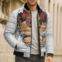 The Notorious Bomber Puffer Jacket Tattoo Reveal Effect
