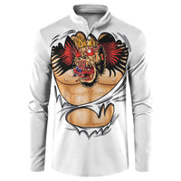 The Notorious Button Sweatshirt Tattoo Reveal Effect