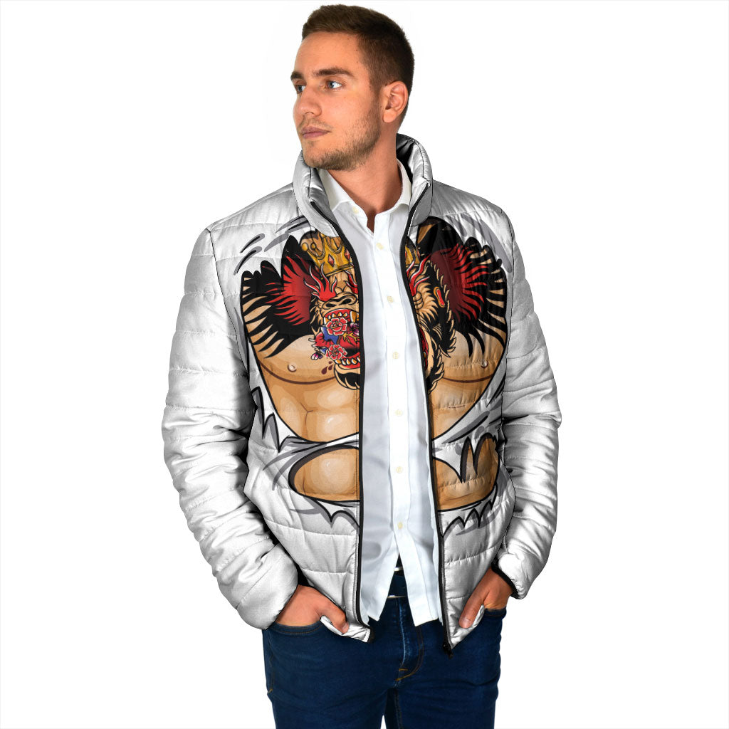 The Notorious Padded Jacket Tattoo Reveal Effect