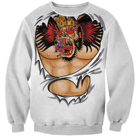 The Notorious Sweatshirt Tattoo Reveal Effect