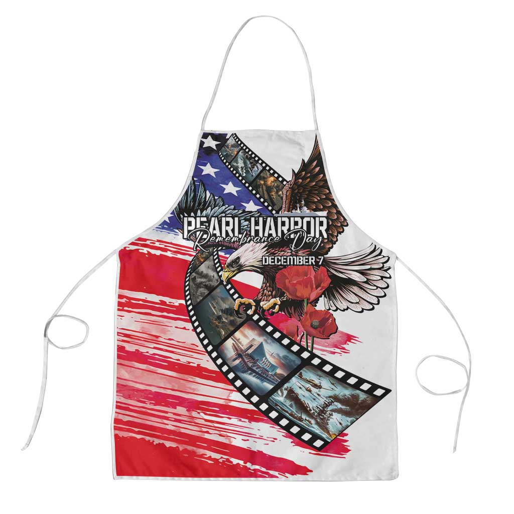 Pearl Harbor Remembrance Day Apron Lest We Forget - The Bald Eagle Remembers - Wonder Print Shop