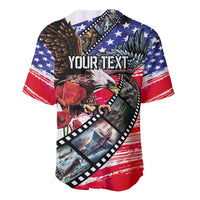 Pearl Harbor Remembrance Day Personalized Baseball Jersey Lest We Forget - The Bald Eagle Remembers - Wonder Print Shop