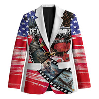 Pearl Harbor Remembrance Day Personalized Blazer Lest We Forget - The Bald Eagle Remembers - Wonder Print Shop