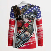 Pearl Harbor Remembrance Day Personalized Blazer Lest We Forget - The Bald Eagle Remembers - Wonder Print Shop