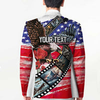 Pearl Harbor Remembrance Day Personalized Blazer Lest We Forget - The Bald Eagle Remembers - Wonder Print Shop