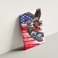 Pearl Harbor Remembrance Day Canvas Wall Art Lest We Forget - The Bald Eagle Remembers - Wonder Print Shop