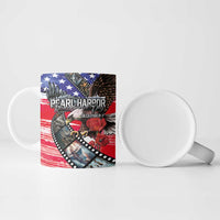 Pearl Harbor Remembrance Day Personalized Ceramic Mug Lest We Forget - The Bald Eagle Remembers - Wonder Print Shop