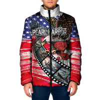 Pearl Harbor Remembrance Day Personalized Padded Jacket Lest We Forget - The Bald Eagle Remembers - Wonder Print Shop