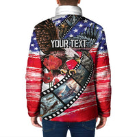 Pearl Harbor Remembrance Day Personalized Padded Jacket Lest We Forget - The Bald Eagle Remembers - Wonder Print Shop