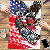 Pearl Harbor Remembrance Day Puzzle Lest We Forget - The Bald Eagle Remembers - Wonder Print Shop