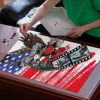 Pearl Harbor Remembrance Day Puzzle Lest We Forget - The Bald Eagle Remembers - Wonder Print Shop