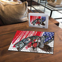 Pearl Harbor Remembrance Day Puzzle Lest We Forget - The Bald Eagle Remembers - Wonder Print Shop