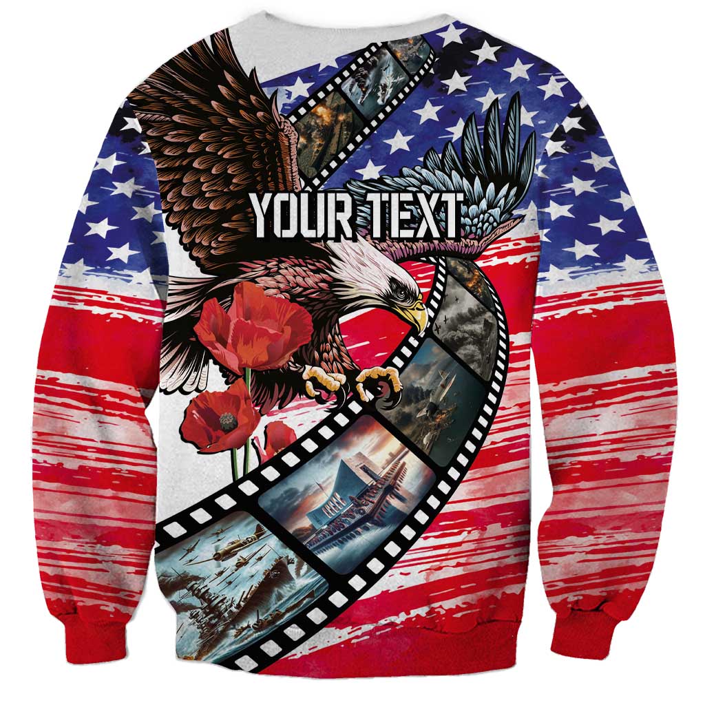 Pearl Harbor Remembrance Day Personalized Sweatshirt Lest We Forget - The Bald Eagle Remembers - Wonder Print Shop