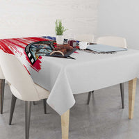 Pearl Harbor Remembrance Day Tablecloth Lest We Forget - The Bald Eagle Remembers - Wonder Print Shop