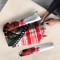 Pearl Harbor Remembrance Day Umbrella Lest We Forget - The Bald Eagle Remembers - Wonder Print Shop