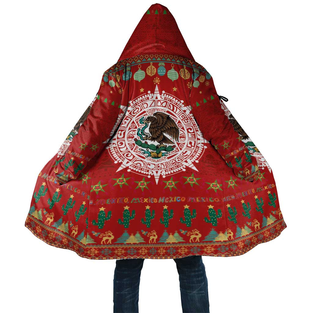Mexico Merry Christmas Cloak Mexican Cultural Emblem Xmas Style - Wonder Print Shop