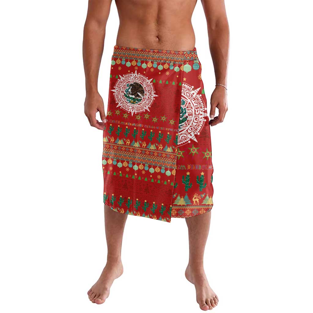 Mexico Merry Christmas Lavalava Mexican Cultural Emblem Xmas Style - Wonder Print Shop