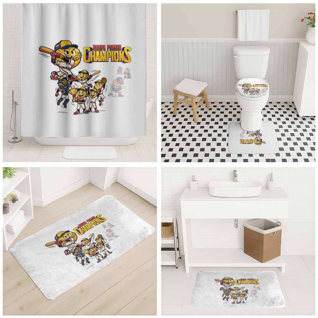Venezuela Baseball Champions Bathroom Set Glory Arepa Team