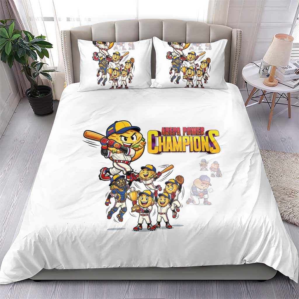 Venezuela Baseball Champions Bedding Set Glory Arepa Team