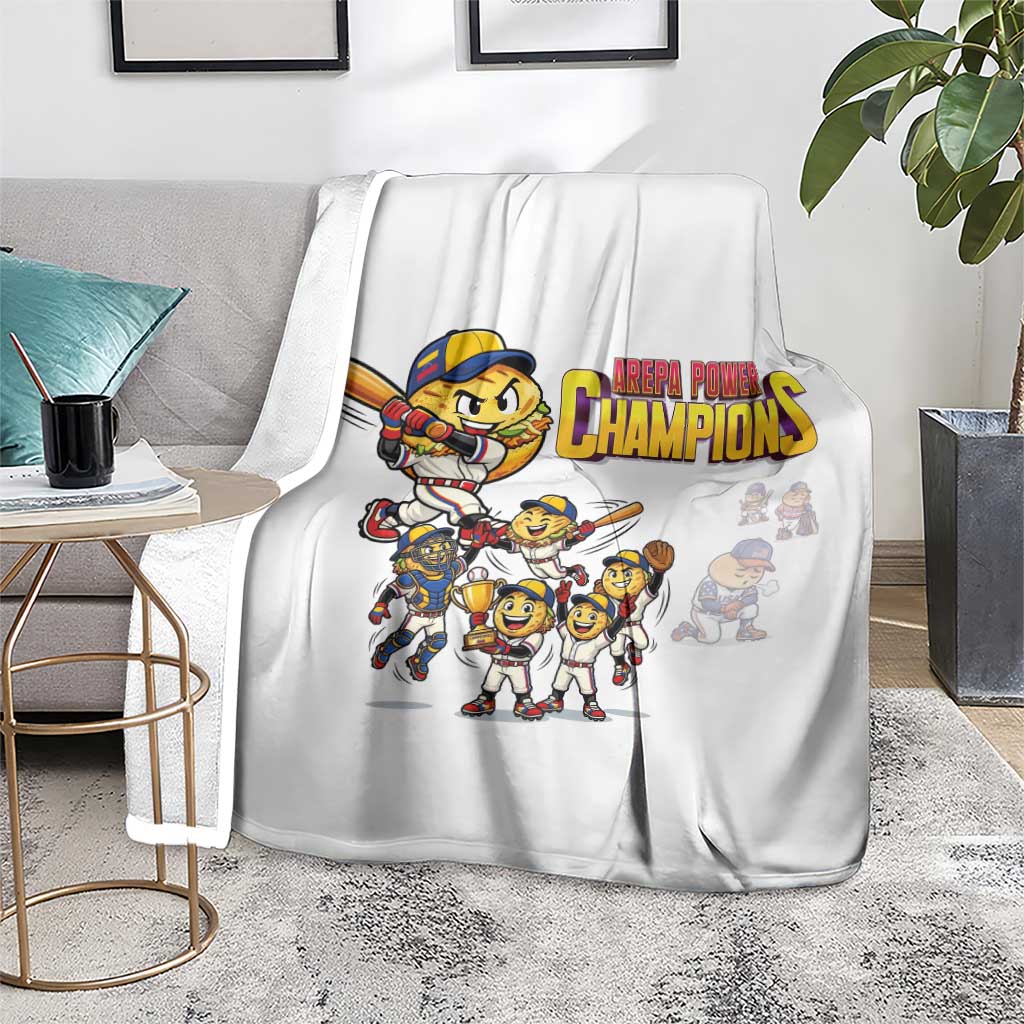 Venezuela Baseball Champions Blanket Glory Arepa Team