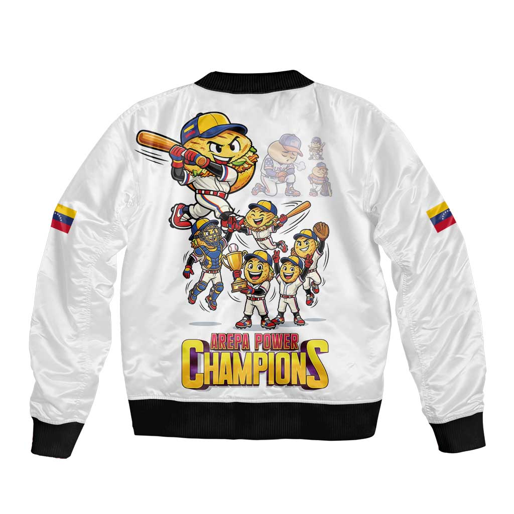 Venezuela Baseball Champions Bomber Jacket Glory Arepa Team