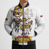 Venezuela Baseball Champions Bomber Puffer Jacket Glory Arepa Team
