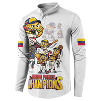 Venezuela Baseball Champions Button Sweatshirt Glory Arepa Team