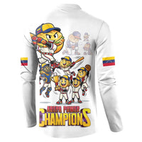Venezuela Baseball Champions Button Sweatshirt Glory Arepa Team
