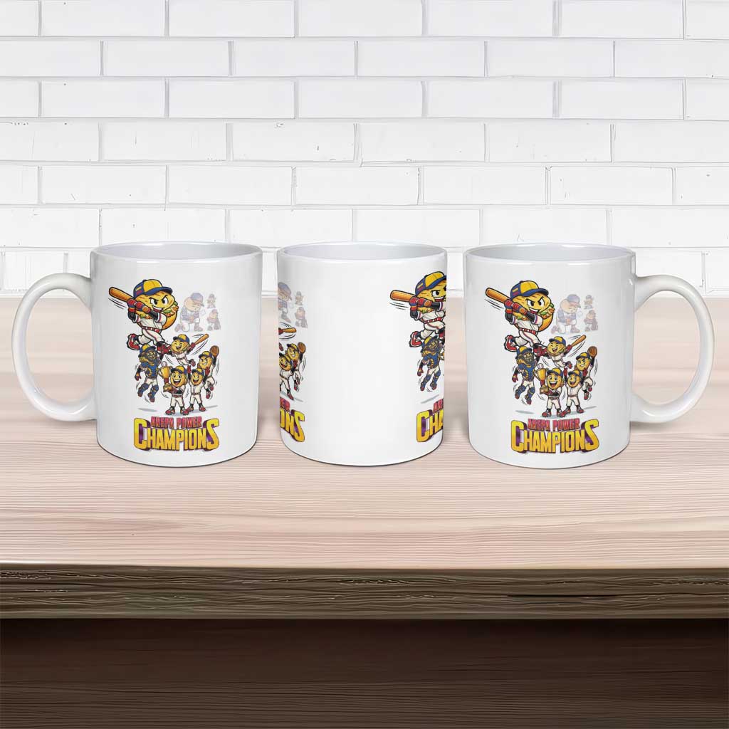 Venezuela Baseball Champions Ceramic Mug Glory Arepa Team